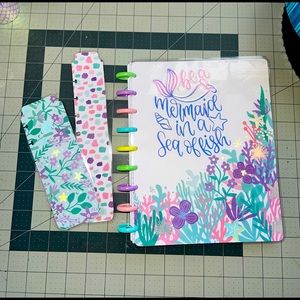 Be Mermaid in a sea of fish Notebook classic size handmade